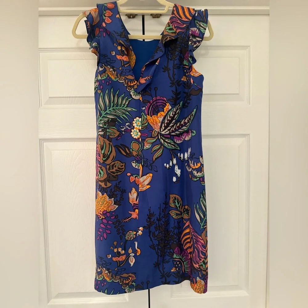 EUC J. Crew Silk Floral Dress size 4